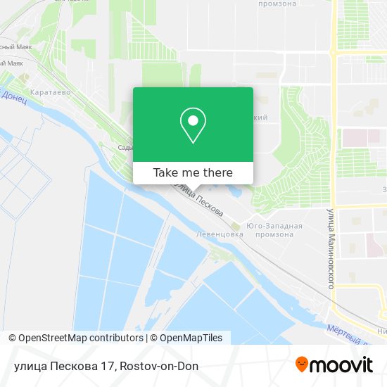 улица Пескова 17 map