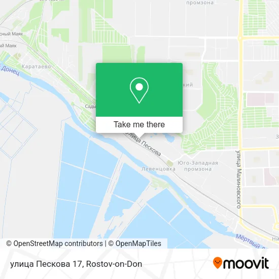 улица Пескова 17 map