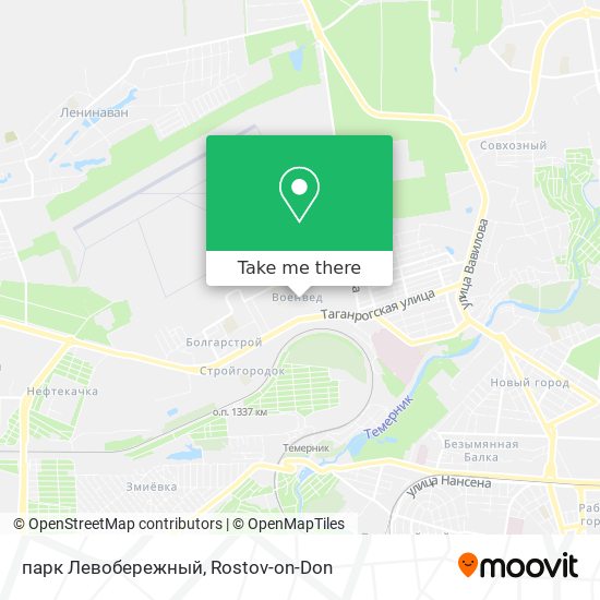парк Левобережный map