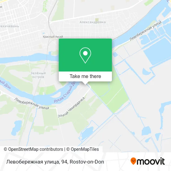 Левобережная улица, 94 map