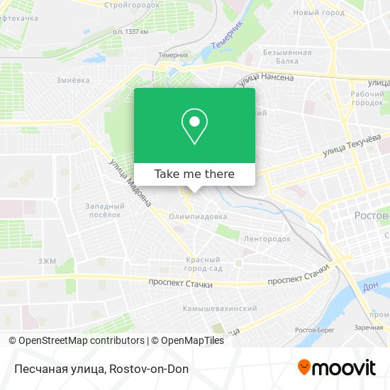 Песчаная улица map