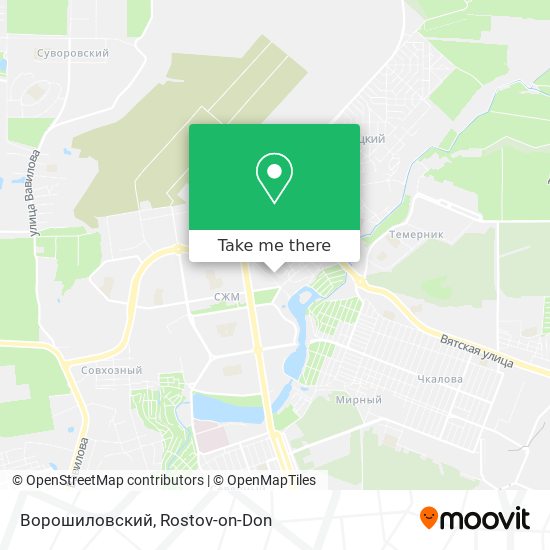 Ворошиловский map