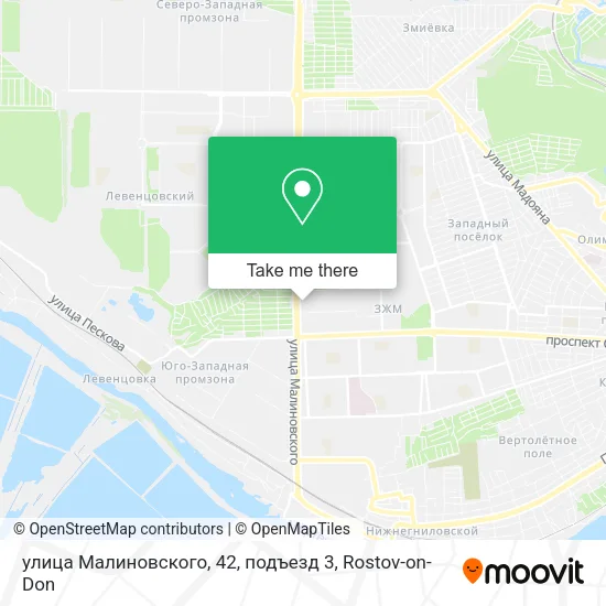 улица Малиновского, 42, подъезд 3 map