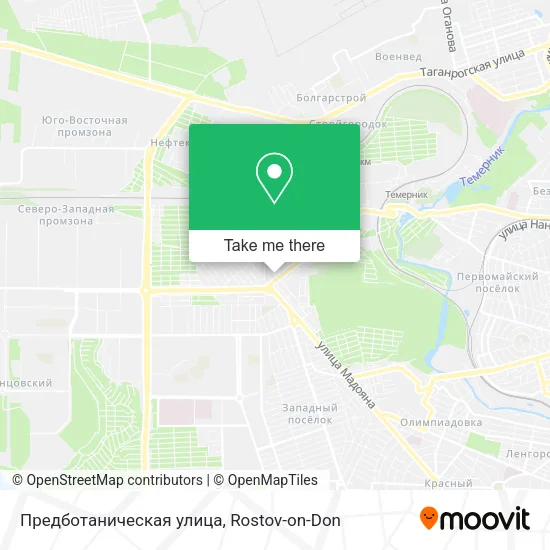 Предботаническая улица map