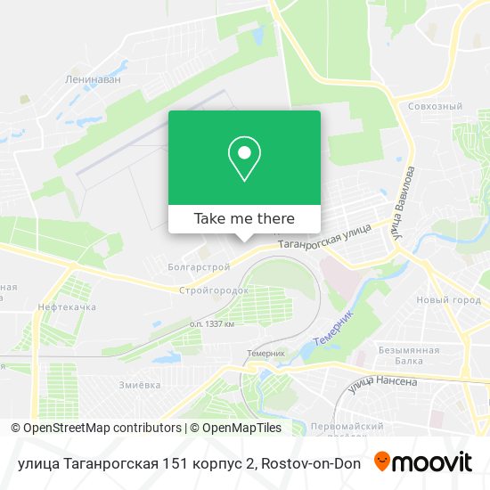 улица Таганрогская 151 корпус 2 map