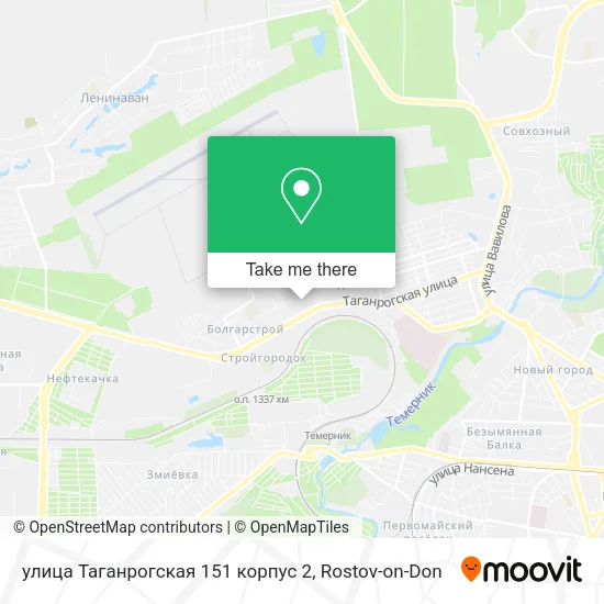 улица Таганрогская 151 корпус 2 map