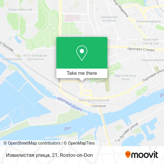 Извилистая улица, 21 map