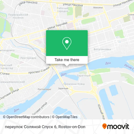 переулок Соляной Спуск 6 map