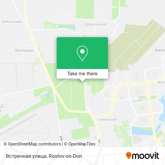 Встречная улица map