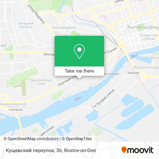 Кущевский переулок, 36 map