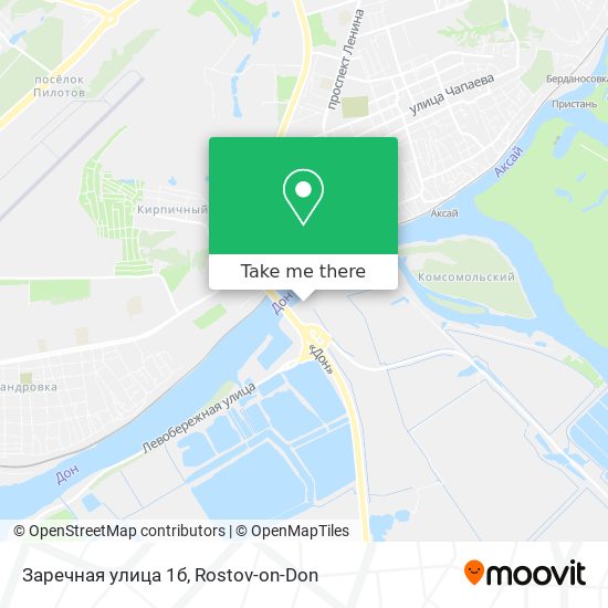 Заречная улица 1б map