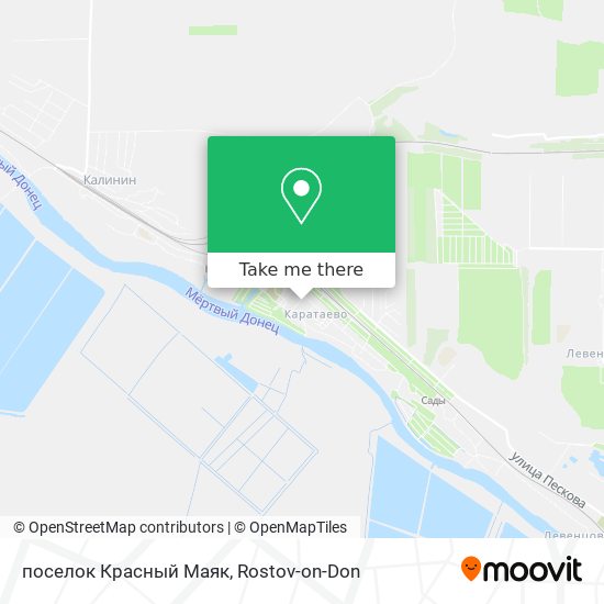 поселок Красный Маяк map