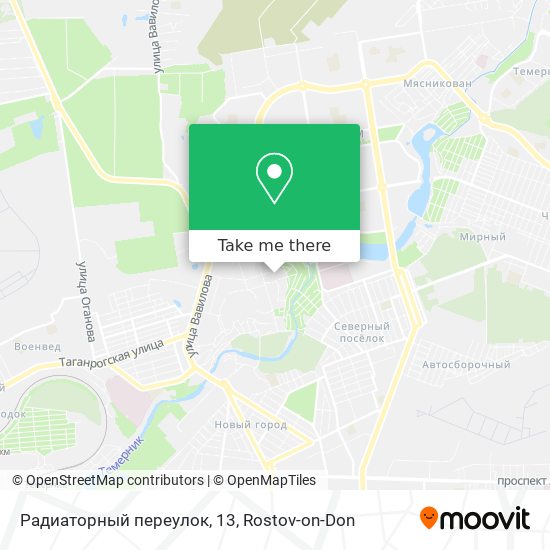 Радиаторный переулок, 13 map