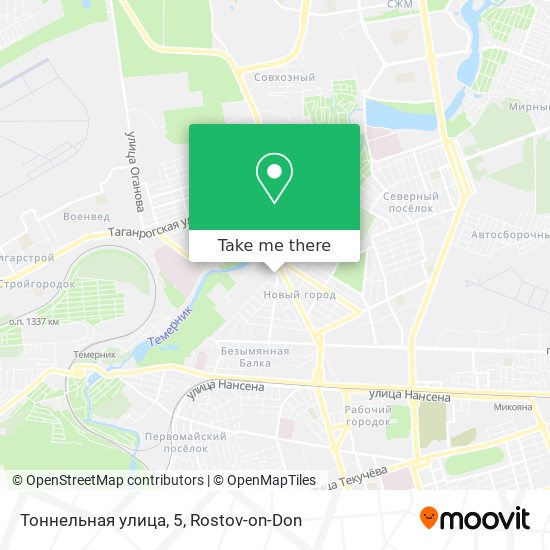 Тоннельная улица, 5 map