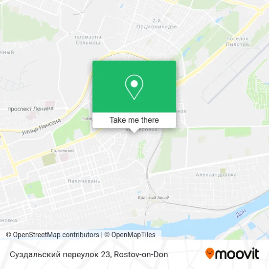 Суздальский переулок 23 map