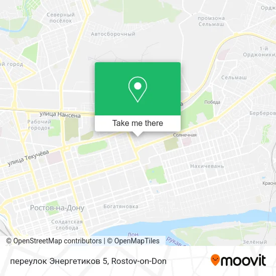 переулок Энергетиков 5 map