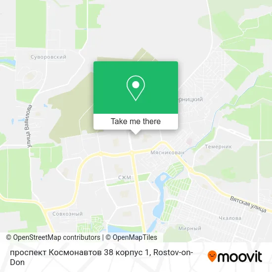 проспект Космонавтов 38 корпус 1 map