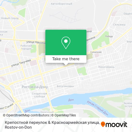 Крепостной переулок & Красноармейская улица map