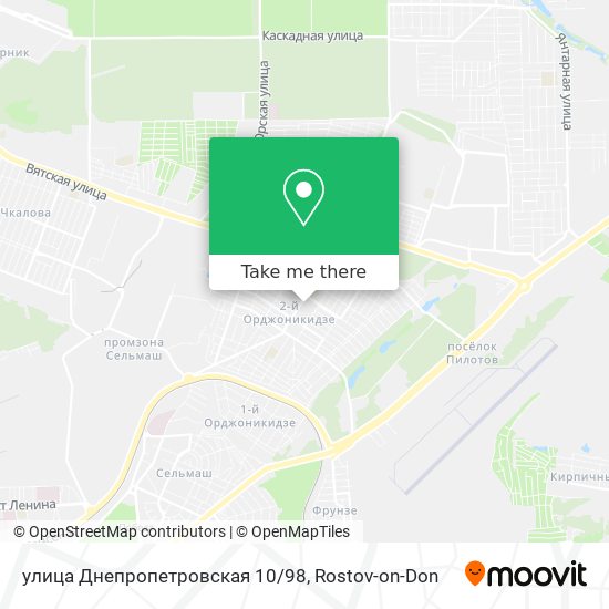 улица Днепропетровская 10/98 map
