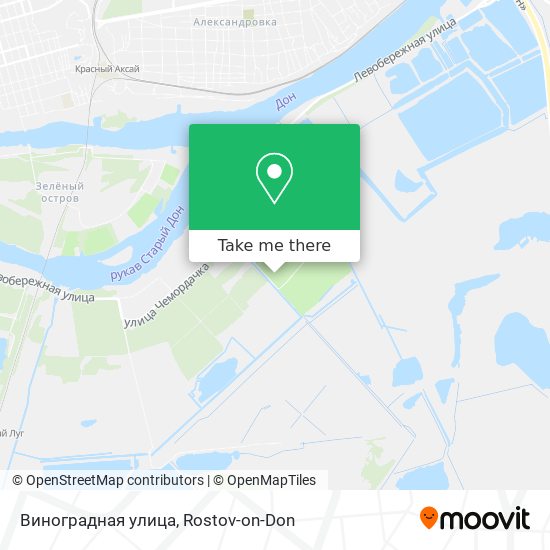 Виноградная улица map