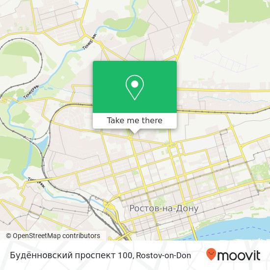 Будённовский проспект 100 map