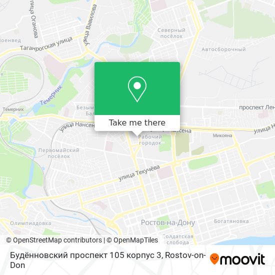 Будённовский проспект 105 корпус 3 map