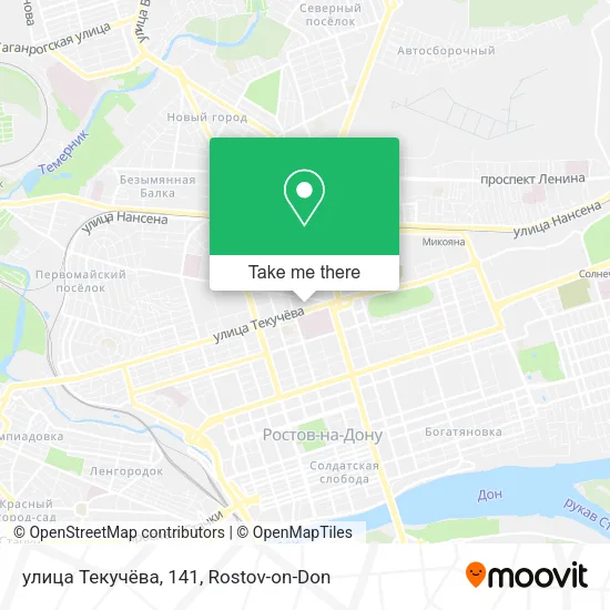 улица Текучёва, 141 map