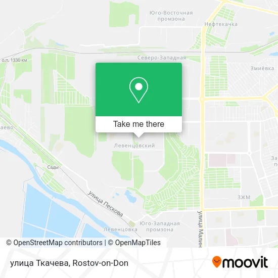 улица Ткачева map