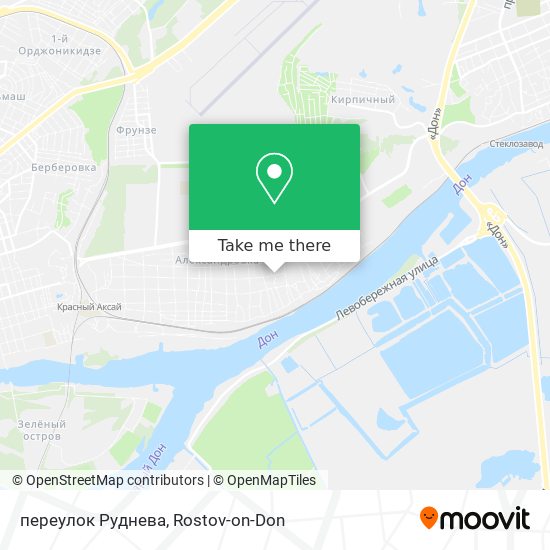 переулок Руднева map