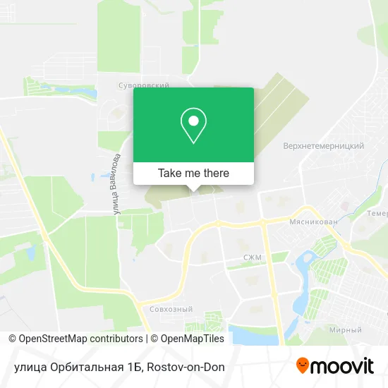 улица Орбитальная 1Б map