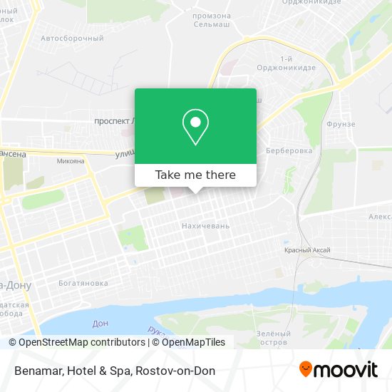Benamar, Hotel & Spa map