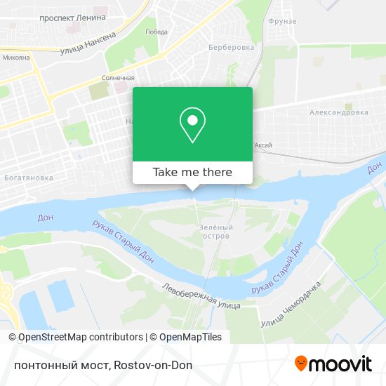 понтонный мост map