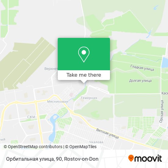 Орбитальная улица, 90 map