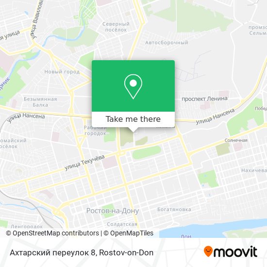 Ахтарский переулок 8 map