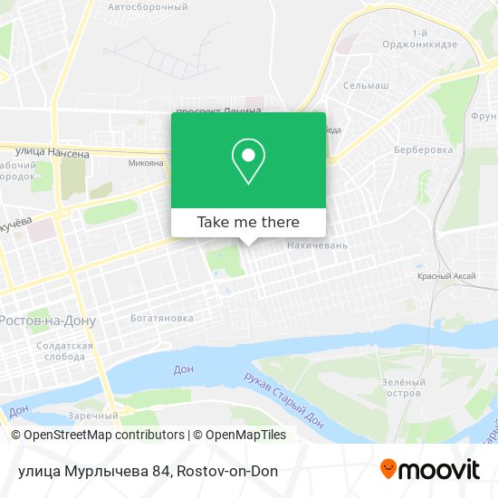 улица Мурлычева 84 map