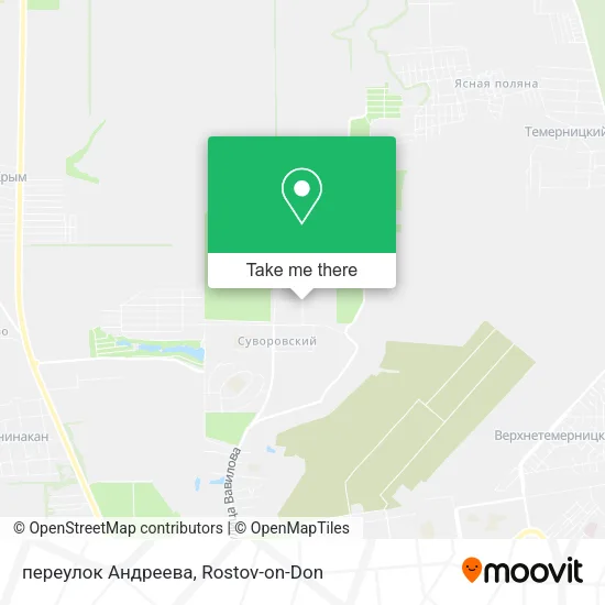 переулок Андреева map