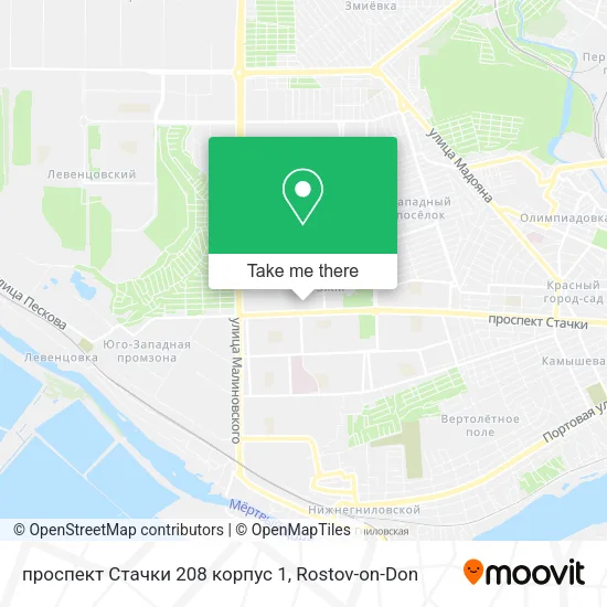 проспект Стачки 208 корпус 1 map