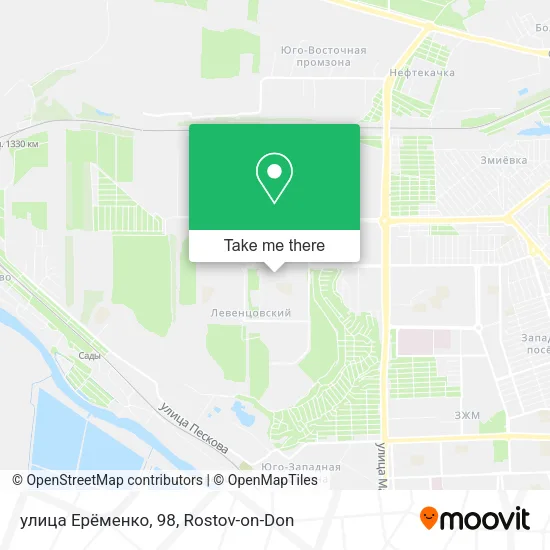 улица Ерёменко, 98 map