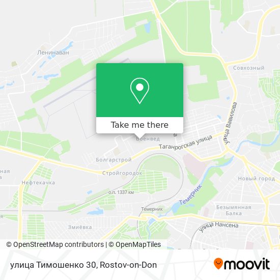 улица Тимошенко 30 map