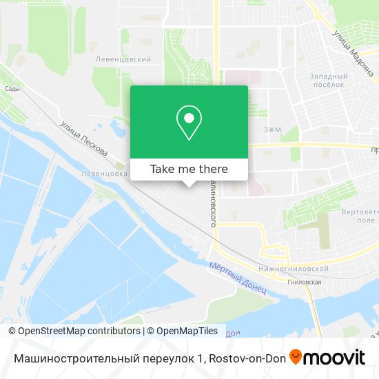 Машиностроительный переулок 1 map