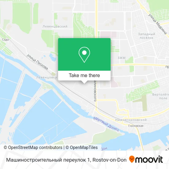 Машиностроительный переулок 1 map