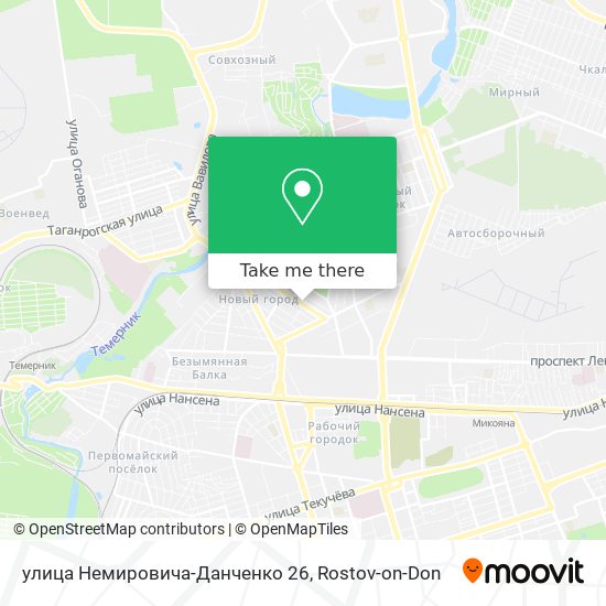 улица Немировича-Данченко 26 map