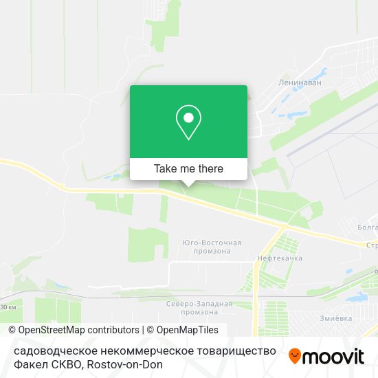 садоводческое некоммерческое товарищество Факел СКВО map