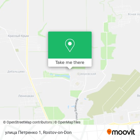 улица Петренко 1 map