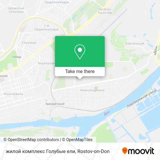 жилой комплекс Голубые ели map