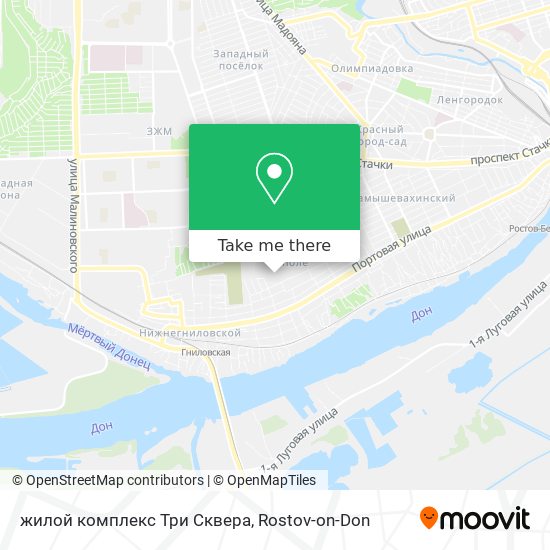 жилой комплекс Три Сквера map