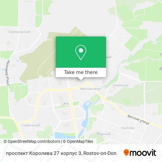 проспект Королева 27 корпус 3 map