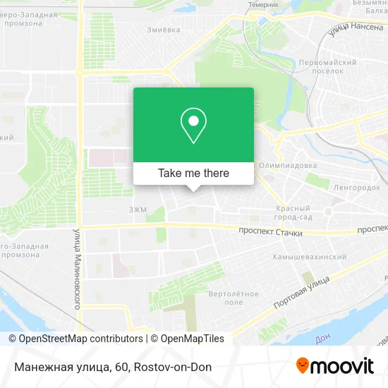 Манежная улица, 60 map