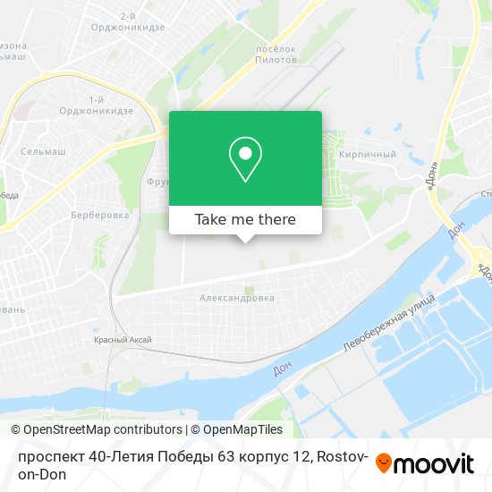 проспект 40-Летия Победы 63 корпус 12 map