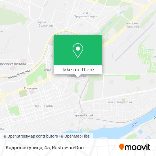 Кадровая улица, 45 map